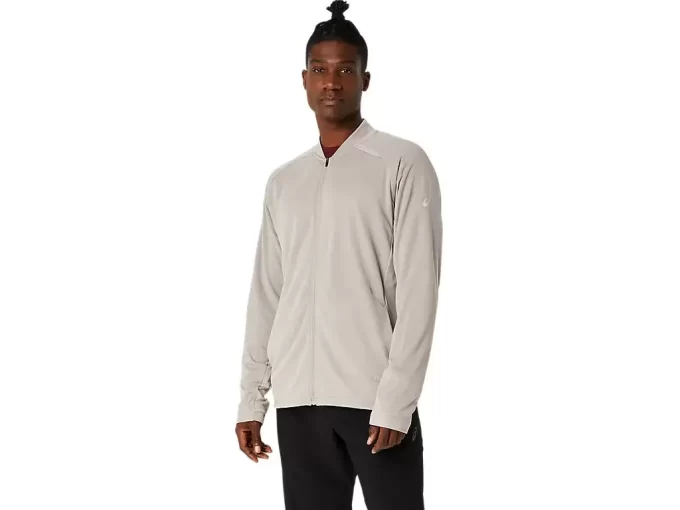 ACTIBREEZE JACQUARD GRID FULL ZIP JACKET