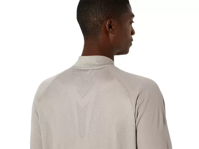ACTIBREEZE JACQUARD GRID FULL ZIP JACKET