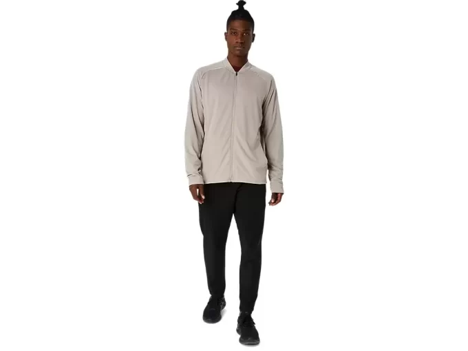 ACTIBREEZE JACQUARD GRID FULL ZIP JACKET