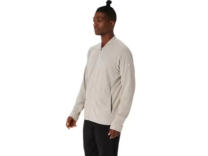 ACTIBREEZE JACQUARD GRID FULL ZIP JACKET