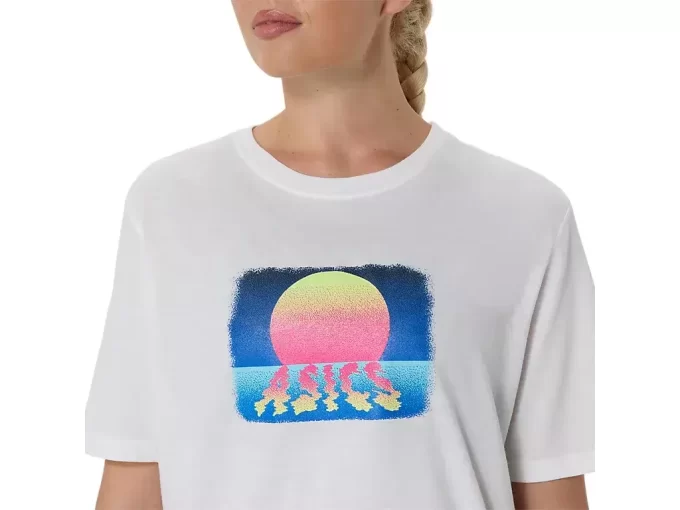 ASICS RETRO SUNSET SHORT SLEEVE TEE