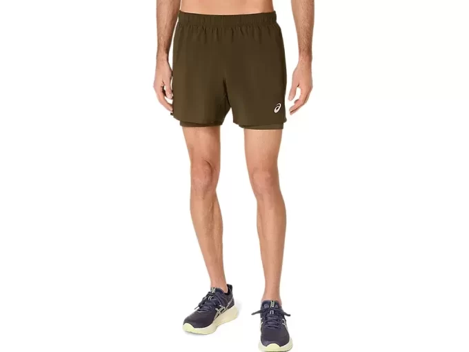 ASICS SILVER 2N1 5IN SHORT