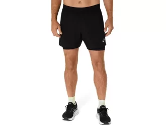 ASICS SILVER 2N1 5IN SHORT
