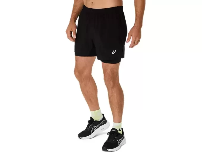 ASICS SILVER 2N1 5IN SHORT