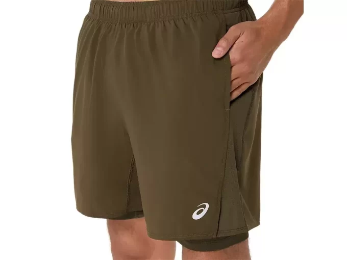 ASICS SILVER 2N1 7IN SHORT
