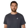 ASICS SILVER SHORT SLEEVE TOP