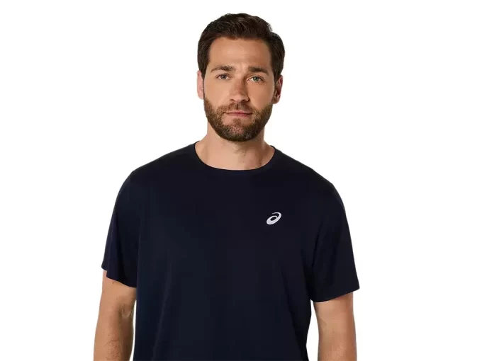 ASICS SILVER SHORT SLEEVE TOP
