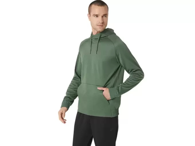 BRUSHED FLEECE PULLOVER HOODIE