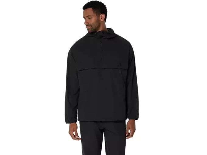 DOUBLE WEAVE RELAXED PULL OVER JACKET