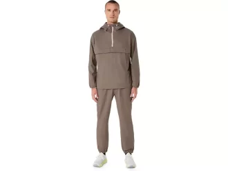 DOUBLE WEAVE RELAXED PULL OVER JACKET