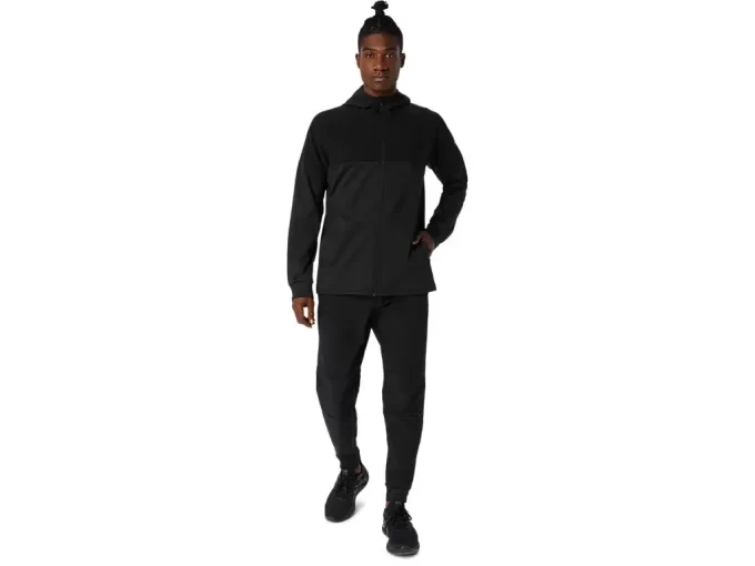 KNIT JERSEY FULL ZIP HOODIE