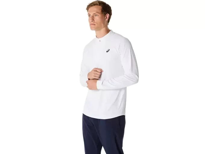 MATCH LONG SLEEVE 1/2 ZIP TOP