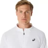 MATCH LONG SLEEVE 1/2 ZIP TOP