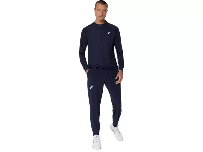 MATCH LONG SLEEVE 1/2 ZIP TOP