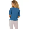 NAGINO FLEX HEATHER SHORT SLEEVE TOP