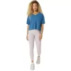 NAGINO FLEX HEATHER SHORT SLEEVE TOP