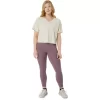 NAGINO FLEX HEATHER SHORT SLEEVE TOP
