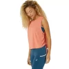 NAGINO FLEX HEATHER SLEEVELESS TOP