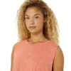 NAGINO FLEX HEATHER SLEEVELESS TOP