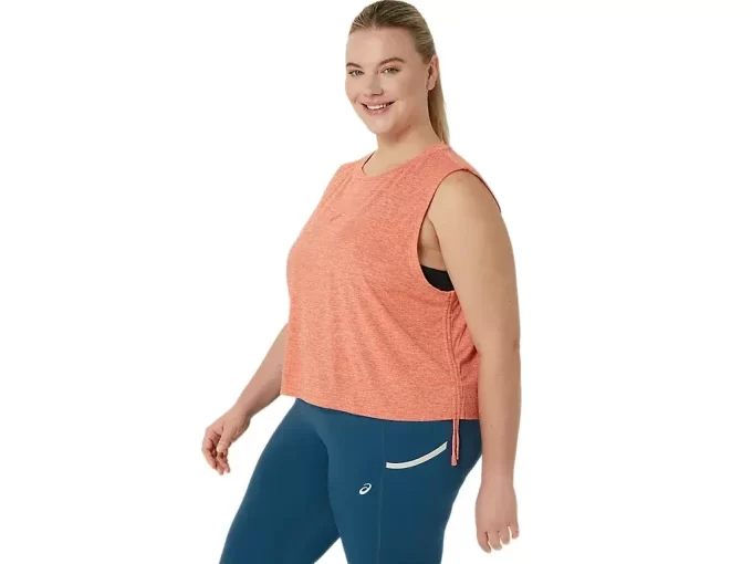 NAGINO FLEX HEATHER SLEEVELESS TOP
