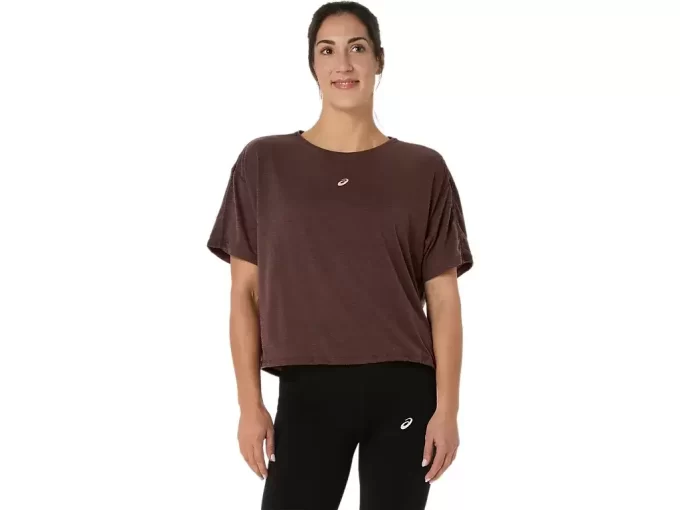 NAGINO RUN ADJUSTABLE SHORT SLEEVE TOP