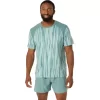 ROAD ALL OVER PRINT SHORT SLEEVE TOP