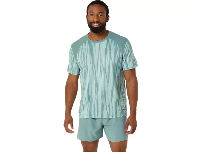 ROAD ALL OVER PRINT SHORT SLEEVE TOP