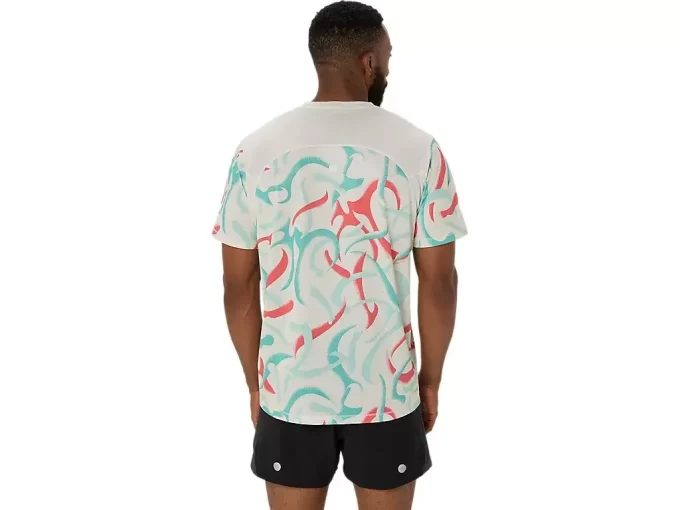 ROAD ALL OVER PRINT SHORT SLEEVE TOP