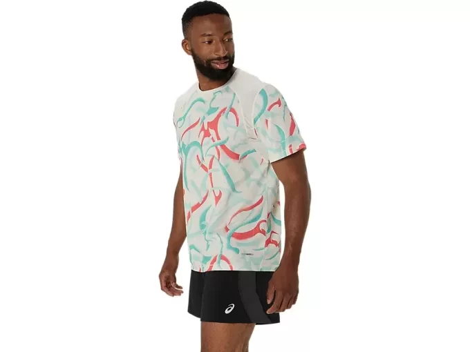 ROAD ALL OVER PRINT SHORT SLEEVE TOP