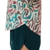 ROAD ALL OVER PRINT SHORT SLEEVE TOP