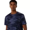 SEASONAL ALL OVER PRINT SHORT SLEEVE TOP