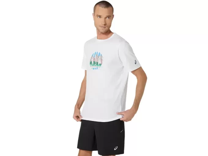 UNISEX ASICS CELEBRATE OUR HOME SHORT SLEEVE TEE