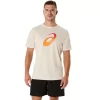 UNISEX SHORT SLEEVE GRADIENT SPIRAL LOGO TEE