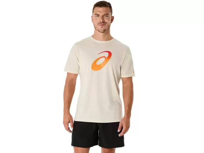 UNISEX SHORT SLEEVE GRADIENT SPIRAL LOGO TEE