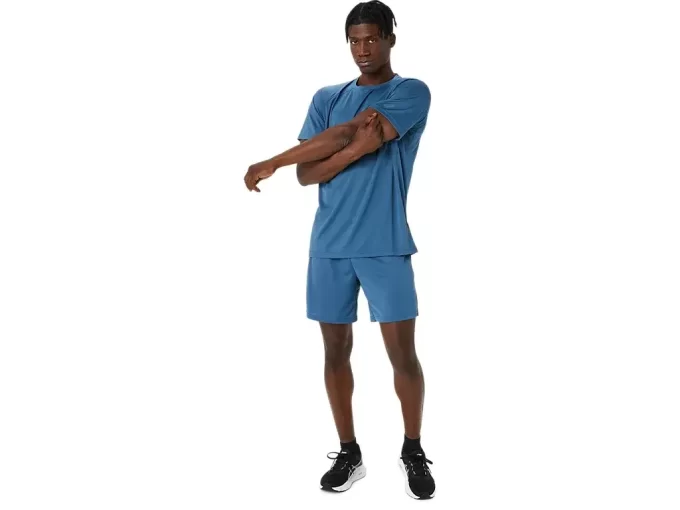 VENTED KNIT SHORT SLEEVE TOP