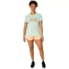WOMEN’S ASICS BALANCED SHORT SLEEVE TEE WOMEN’S ASICS BALANCED SHORT SLEEVE TEE