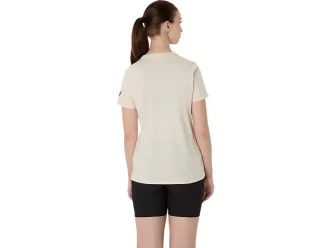 WOMEN’S ASICS FLORAL SLOGAN SHORT SLEEVE TEE