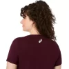 WOMEN’S ASICS STRIPES V-NECK