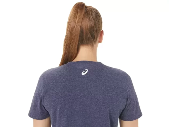 WOMEN’S ASICS STRIPES V-NECK