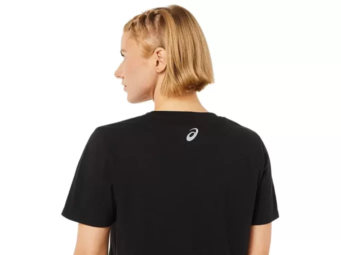 WOMEN’S ASICS STRIPES V-NECK