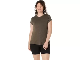 WOMEN’S HEATHER CREWNECK TOP