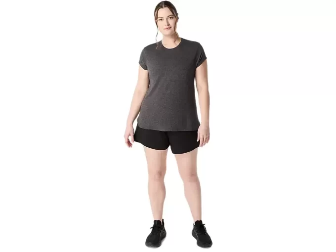 WOMEN’S HEATHER CREWNECK TOP