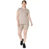 WOMEN’S HEATHER CREWNECK TOP
