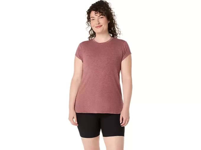 WOMEN’S HEATHER CREWNECK TOP