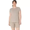 WOMEN’S HEATHER CREWNECK TOP