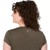 WOMEN’S HEATHER CREWNECK TOP