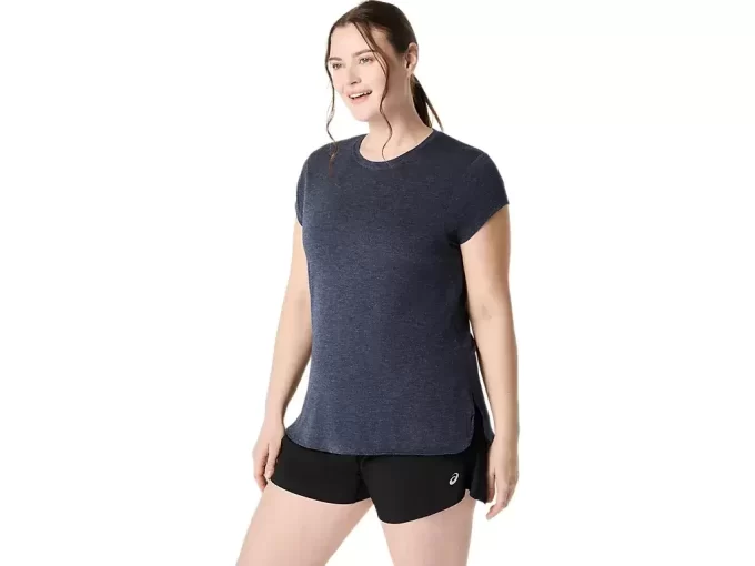 WOMEN’S HEATHER CREWNECK TOP