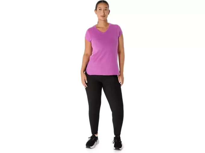 WOMEN’S HEATHER VNECK TOP