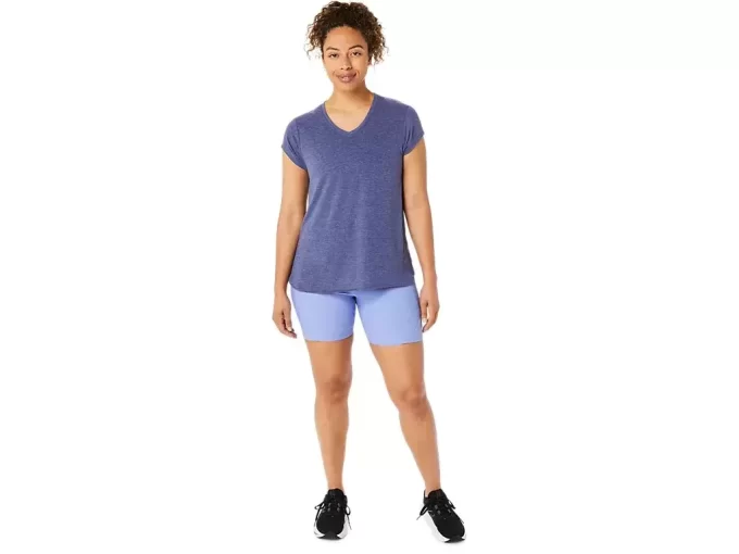 WOMEN’S HEATHER VNECK TOP
