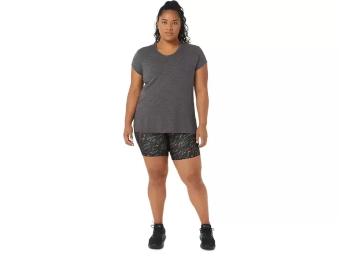 WOMEN’S HEATHER VNECK TOP
